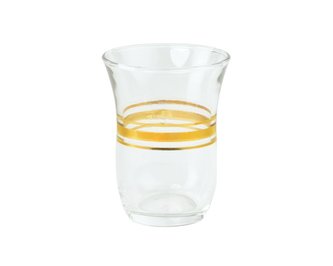 Čajový pohárik Filiz zlaté pruhy 0,95 dc