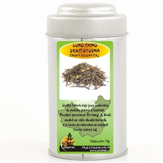 Zelený čaj Lung Ching - 75 g dóza