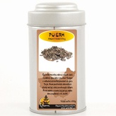 Čínský tmavý čaj Pu Erh - 75 g dóza