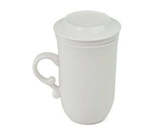 Porcelánový hrnek na bylinky Bílý 250 ml