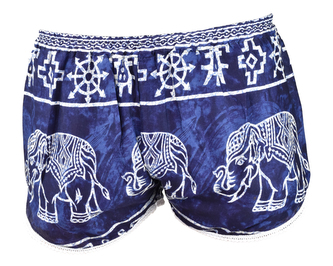 Kraťasy DAO, tmavě modré, sloni