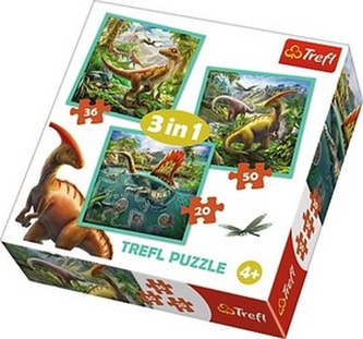 Puzzle Neobyčajný svet dinosaurov
