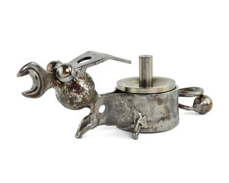 Kovová dekorace dózička Orobos