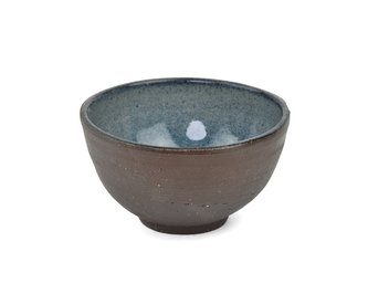 Keramická miska větší tmavě hnědá