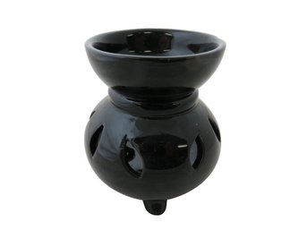 Aroma lampa  keramika, černá