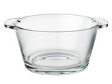 Miska sklo 550ml polievková s uchami číra