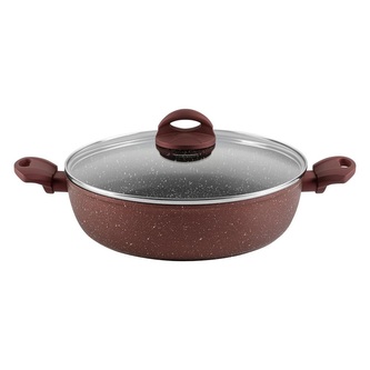 Pánev nepřilnavá ¤28cm s uchy a poklicí CASANOVA indukce