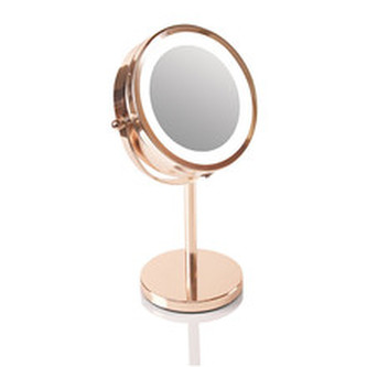 Rio-Beauty Oboustranné kosmetické zrcátko (Rose Gold Mirror) woman