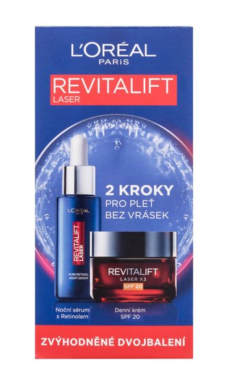 L´Oréal Paris Dárková sada 2 kroky pro pleť bez vrásek woman