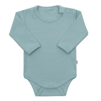 Body s dlouhým rukávem New Baby Practical zelené - velikost 80 (9-12m)