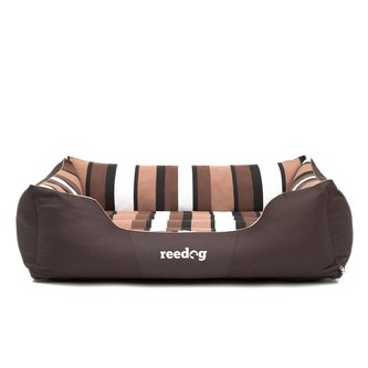 Pelíšek pro psa Reedog Comfy Brown & Stripes-L