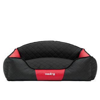 Pelíšek pro psa Reedog Black & Red Sofa-XXL