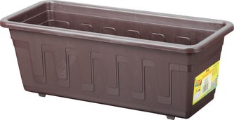 Hrantík samozavlažovací GARDEN FLOR 40cm hnedý