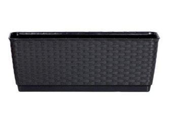 Hrantík s miskou 40 cm antracit Ratolla P