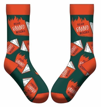 Banned Books Socks (flames)