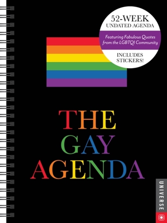 The Gay Agenda Undated Calendar