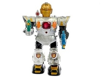 Robot česky mluvící 36 cm chodící na baterie se světlem a zvukem