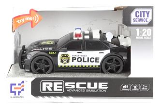 Auto polícia na batérie
