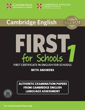 Cambridge English First 1 for Schools for Revised Exam from 2015 Student's Book Pack (Student's Book with Answers and Au