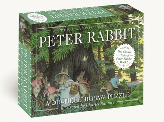 The Classic Tale of Peter Rabbit 200-Piece Jigsaw Puzzle & Book