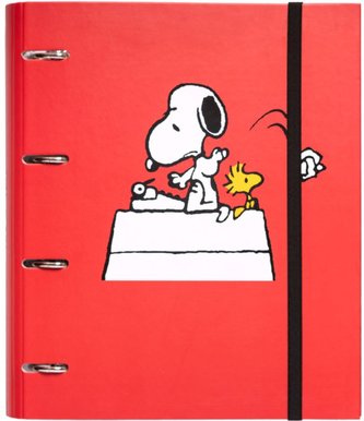 Kroužkový pořadač se spojovací svorkou Snoopy: (28 x 32 x 7 cm)