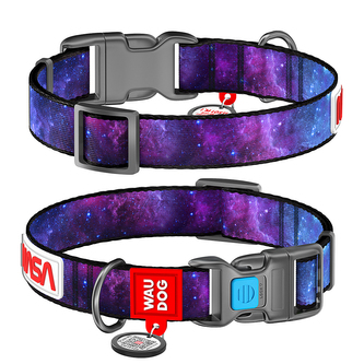 Obojek nylonový Waudog NASA21 QR (35-58cm/2,5cm)