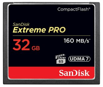 SanDisk Extreme Pro 32GB Compact Flash / VPG 65 / UDMA7 / 160mb/s