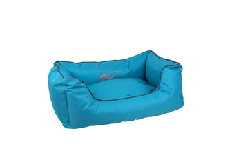 HUHU Kanape XL tyrkysovo sedy