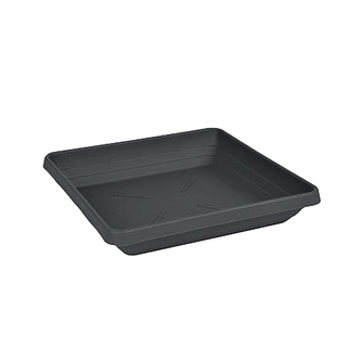 Miska pod květináč Quattro 25x25cm antracit