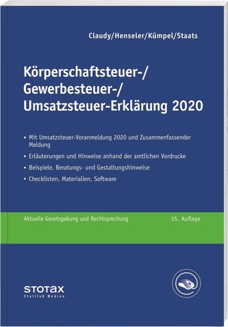 Körperschaftsteuer-, Gewerbesteuer-, Umsatzsteuer-Erklärung 2021