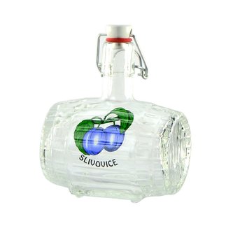 Láhev sklo  500ml SOUDEK patentní uzávěr ŠVESTKA