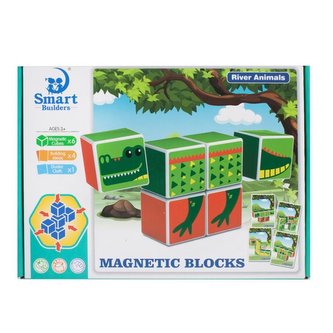 Rotující magnetické bloky 6 prvků MEGA CREATIVE 438080