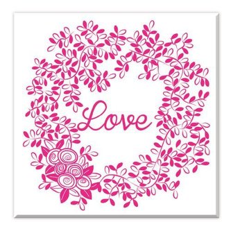 Dřevěné razítko Aladine velikost G - láska v korunách stromů Dřevěné razítko Aladine velikost G - láska v korunách stromů