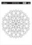 Transferový obrázek na textil Cadence 25x35 cm / Mandala 4