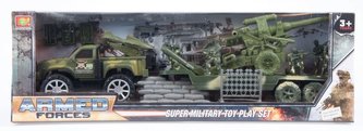 Vojenské auto plus příslušenství MEGA CREATIVE 459805