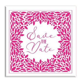 Dřevěné razítko Aladine velikost B - Save The Date Dřevěné razítko Aladine velikost B - Save The Date