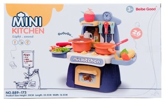 Mini kuchyňská linka 26 prvků s bateriemi a příslušenstvím MEGA CREATIVE 462613