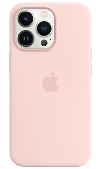 Apple iPhone 13 Pro Silicone Case with MagSafe – Chalk Pink