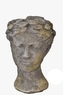 Cementová hlava - květináč 26,5x19x18 cm