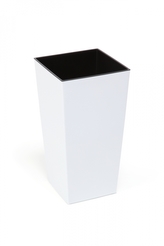 Plastový kvetináč Finezia 250x250 mm, biely