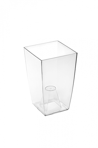 Květináč Finezja na orchideje, průhledný