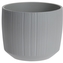 Keramický květináč Flowers 15 cm, světle šedý