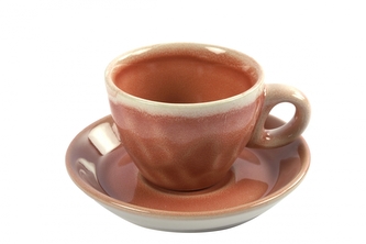 Hrnek s podtalířkem Carmen rosa espresso 100 ml