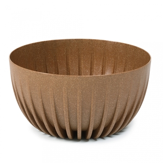 Plastová misa Mira eco wood 300 mm, prírodné drevo