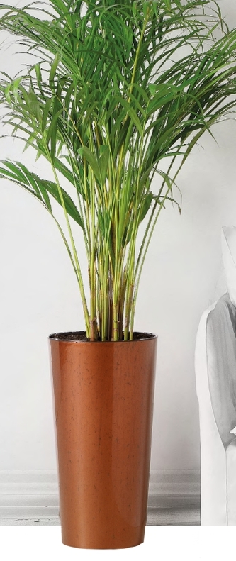 Plastový květináč Lilia 753 mm, měděný