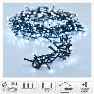 Světelný řetěz 1800 LED 36 m, studená bílá