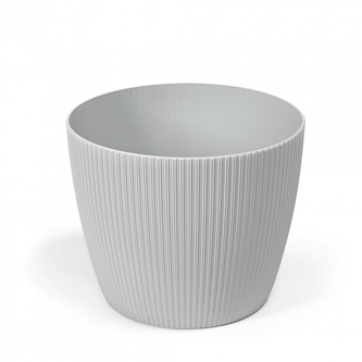 Plastový kvetináč Magnolia Jumper 160 mm, sv. šedý