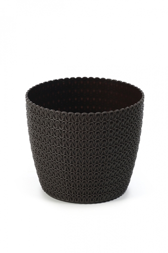 Plastový kvetináč Magnolia Jersey 190 mm, mocca