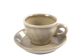 Hrnek s podtalířkem Carmen cream espresso 100 ml