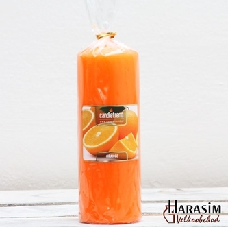 Svíčka válec Orange 16,5 cm